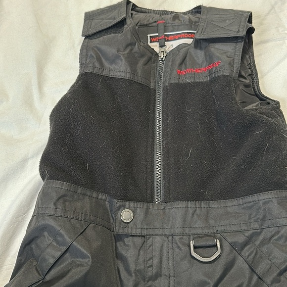 WEATHERPROOF BLACK Size 5 SNOW ADJUSTABLE BIB SKI PANT - Picture 2 of 7